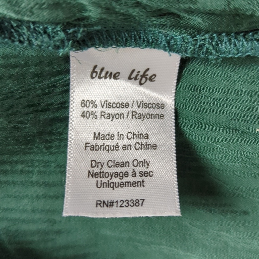 Blue Life Wrap Mini Dress - Picture 11 of 11